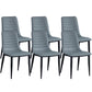 Industrial Faux Leather Chairs Armless Side Chairs with Metal Legs for Home Use Dark Blue-Gray 6 Piece Set Clearhalo 'Dining Chairs' 'Dining Tables & Seating' 'dining_chair' 'furn' 'furn_dining_chair' 'Furniture' 'Kitchen & Dining Furniture' 6230167