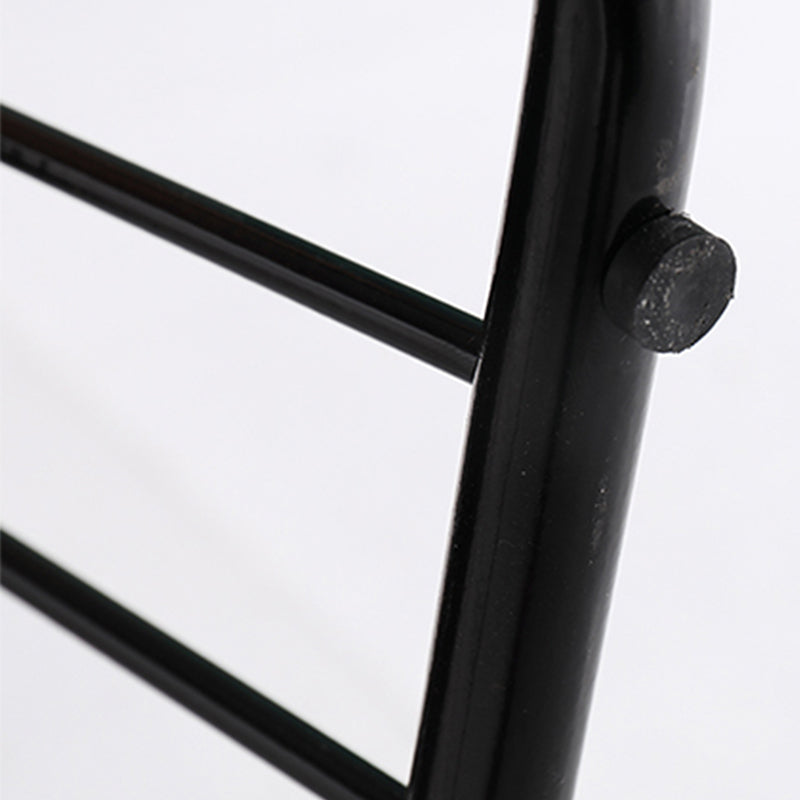 Industriële metalen basis eetkamerstoel gestoffeerde eetkamerstoel