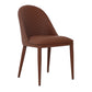 Contemporary Parsons Chair Faux Leather Kitchen Dining Armless Chair