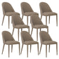 Contemporary Parsons Chair Faux Leather Kitchen Dining Armless Chair