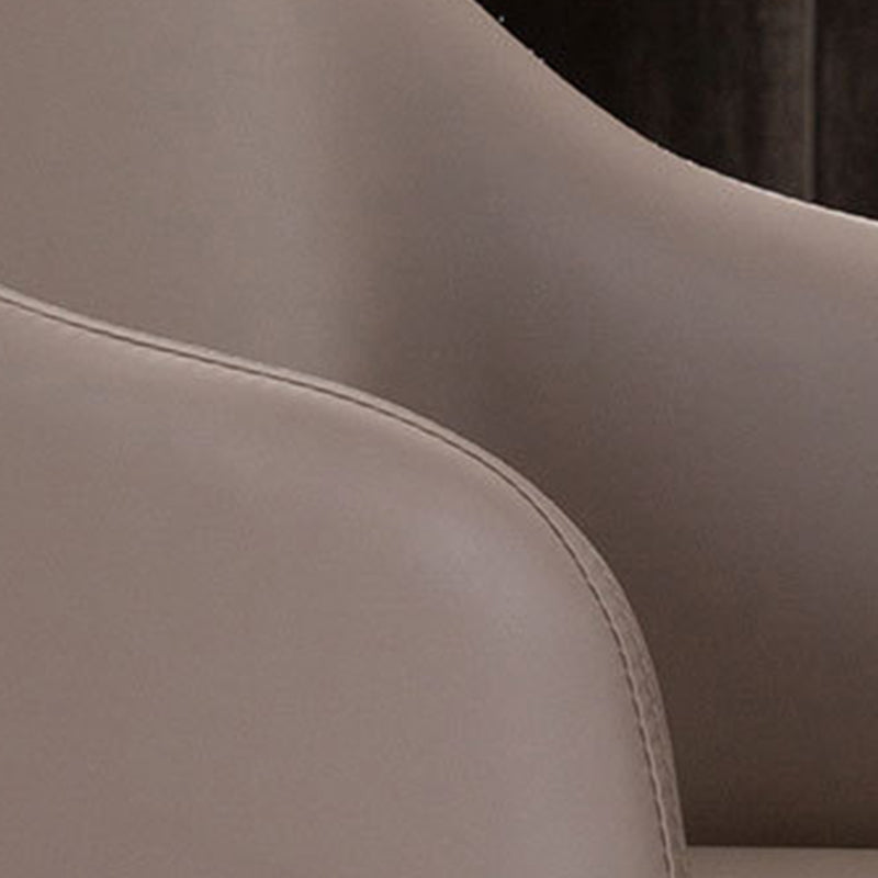 Gepolsterter Esstuhl zeitgenössische Küche Essarmstuhl mit Holzbeinen