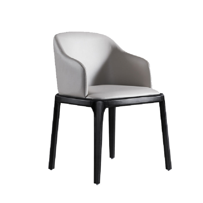 Contemporary Chair Solid Back Dining Room Chair for Dining Room