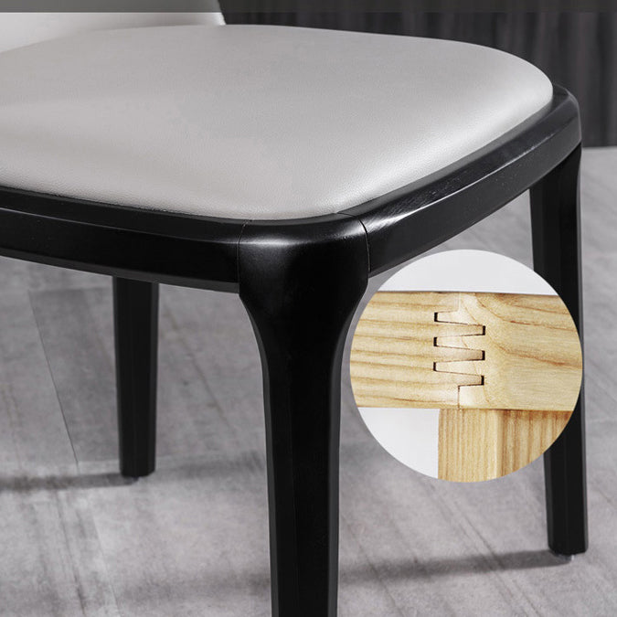 Contemporary Chair Solid Back Dining Room Chair for Dining Room