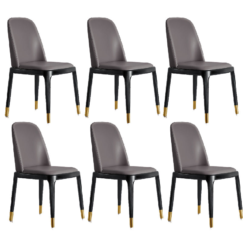 Contemporary Chair Solid Back Dining Room Chair for Dining Room