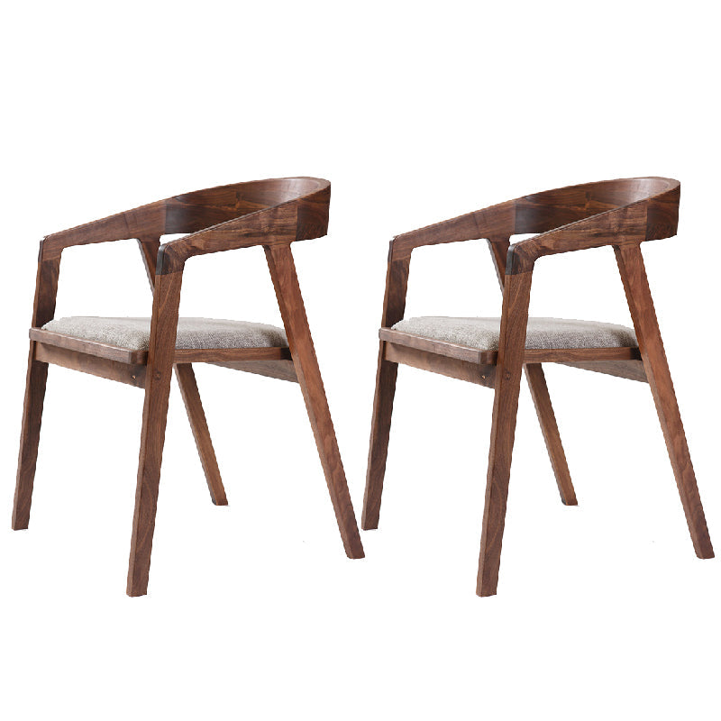 Sedie da pranzo sul lato legno poltrone da pranzo con cucina contemporanea