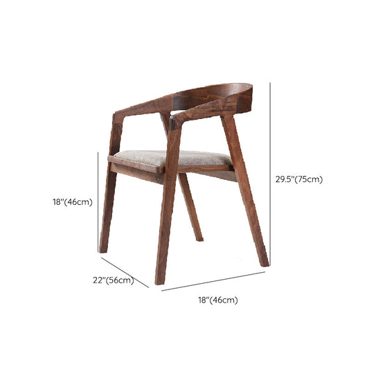 Wood Side Dining Chairs Contemporary Kitchen Dining Armchair