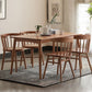 Industrial Side Chair Wood Windsor Back Dining Room Chair for Home