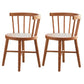 Industrial Side Chair Wood Windsor Back Dining Room Chair for Home