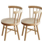 Industrial Side Chair Wood Windsor Back Dining Room Chair for Home
