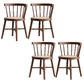 Industrial Side Chair Wood Windsor Back Dining Room Chair for Home