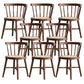 Industrial Side Chair Wood Windsor Back Dining Room Chair for Home