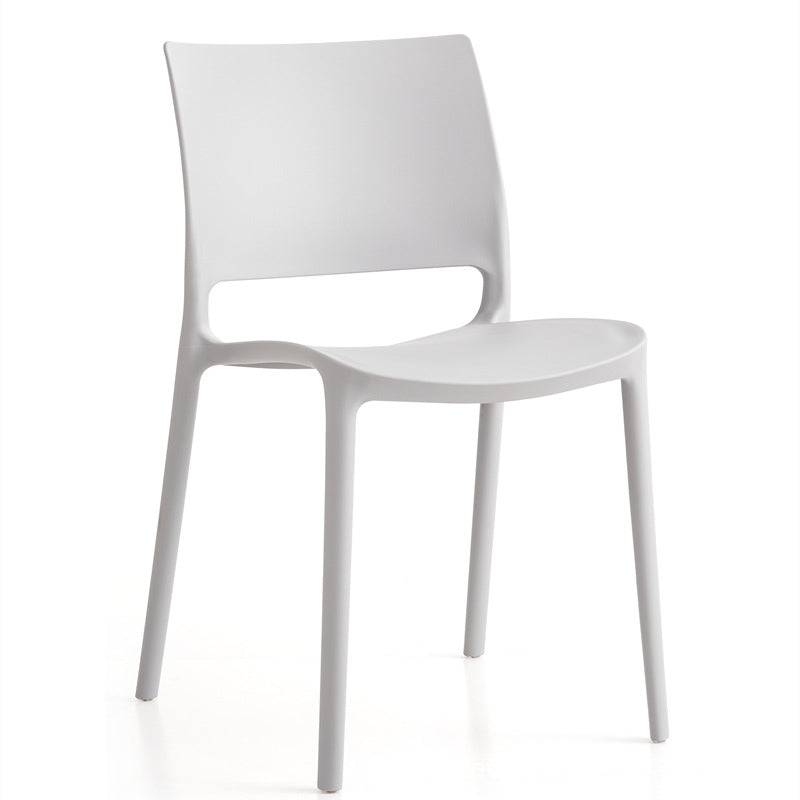 Contemporary Style Side Chair Open Back Plastic Dining Room Chair Clearhalo 'Dining Chairs' 'Dining Tables & Seating' 'dining_chair' 'furn' 'furn_dining_chair' 'Furniture' 'Kitchen & Dining Furniture' 6230673