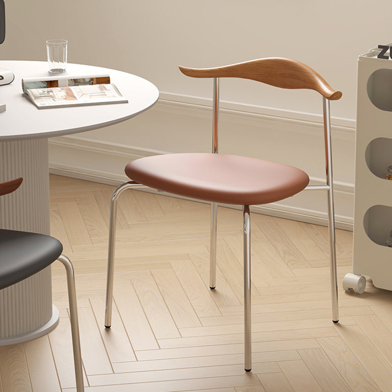 Chaise d'accompagnement de style contemporain ouvrir la salle de salle à manger pour la maison