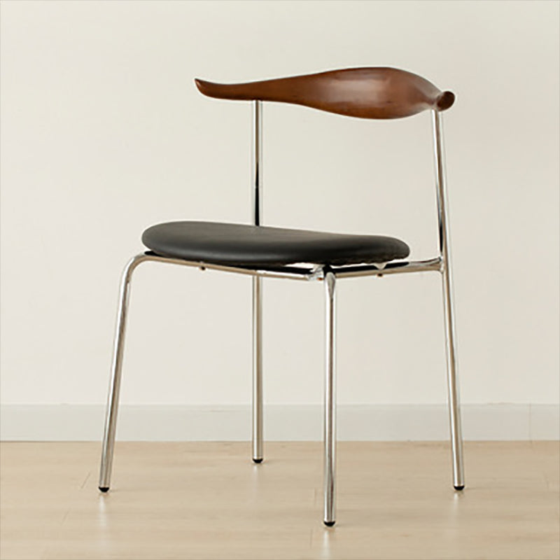 Chaise d'accompagnement de style contemporain ouvrir la salle de salle à manger pour la maison