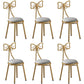 Glam Style Velvet Armless Chair Metal Dining Chair for Restaurant Use