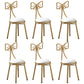 Glam Style Velvet Armless Chair Metal Dining Chair for Restaurant Use