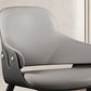 Leather Dining Chairs Metal Leg Arm Dining Room Chairs for Restaurant Use