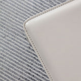 Contemporary Metal Dining Chair Leather Armless Dining Room Chair for Home Use