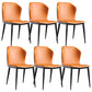 Silla de cena de comedor de metal industrial sillas de comedor de cuero por imitación para uso de restaurantes