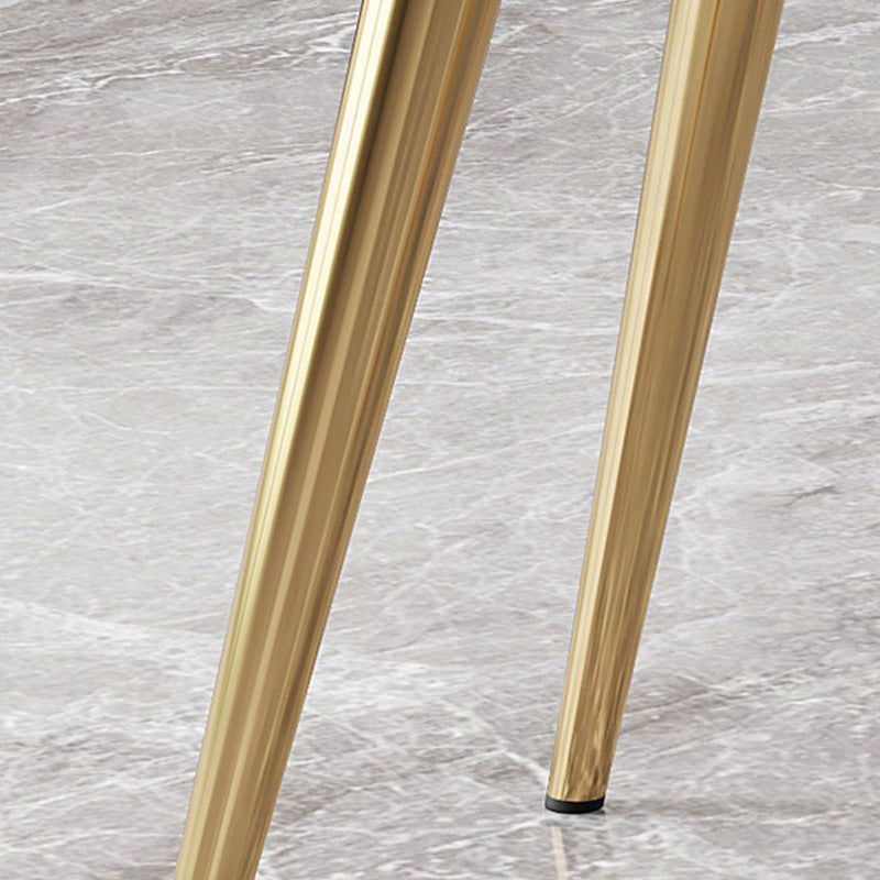 Glam Faux Leather Dining Chair Upholstered Armless Dining Chairs for Restaurant Use Clearhalo 'Dining Chairs' 'Dining Tables & Seating' 'dining_chair' 'furn' 'furn_dining_chair' 'Furniture' 'Kitchen & Dining Furniture' 6230961