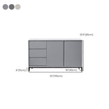 Tavolo di gioia in pietra sinterizzata Finitura antica a 3 disegni con gambe metalliche