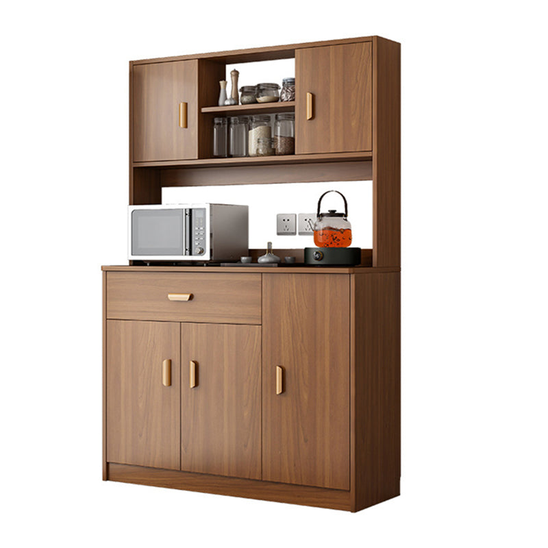 Modern Buffet Server Door Engineered Wood Sideboard Table for Home Clearhalo 'buffet_sideboard' 'Buffets & Sideboards' 'furn' 'furn_buffet_sideboard' 'Furniture' 'Kitchen & Dining Furniture' 6231125