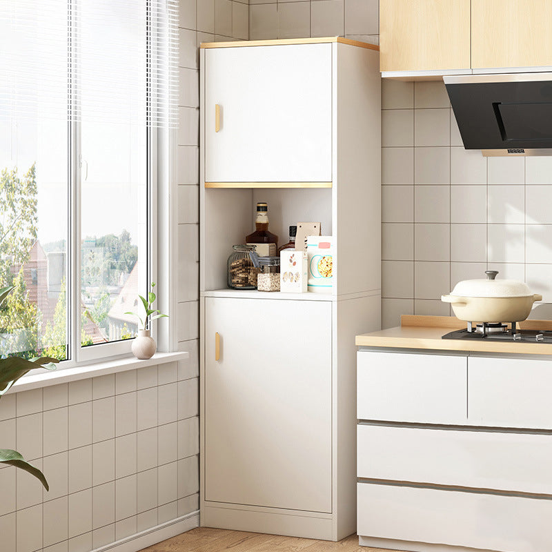 Mesa de acabado antiguo mesa de comedor de madera diseñada con almacenamiento abierto