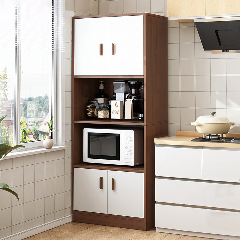 Mesa de acabado antiguo mesa de comedor de madera diseñada con almacenamiento abierto