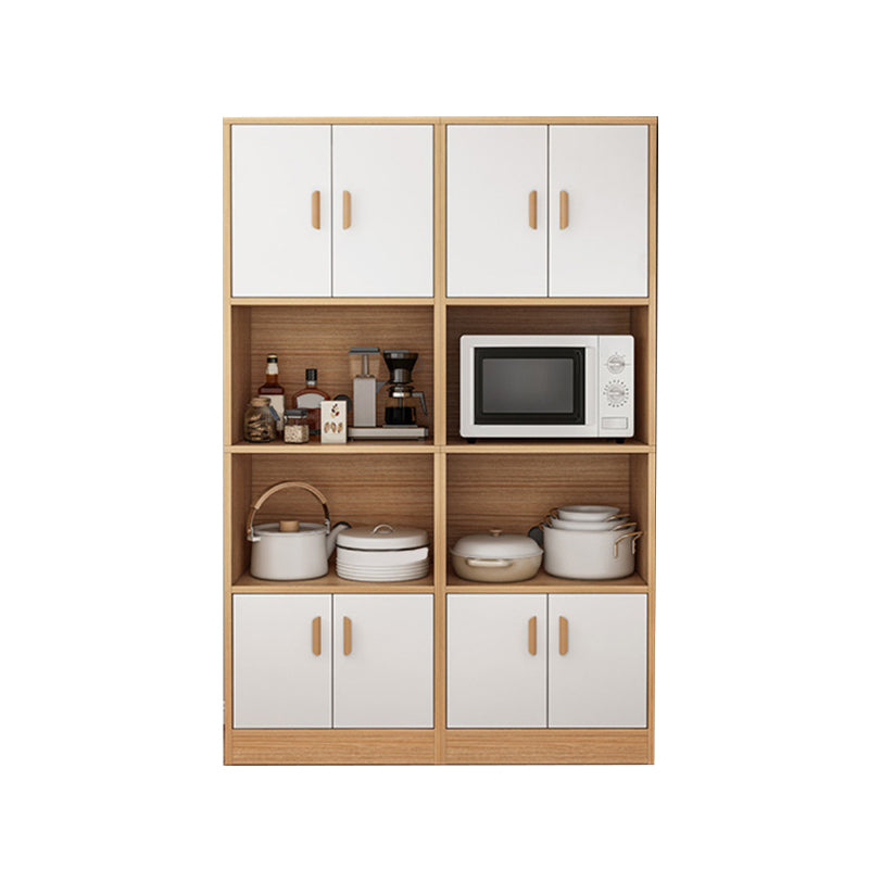 Mesa de acabado antiguo mesa de comedor de madera diseñada con almacenamiento abierto