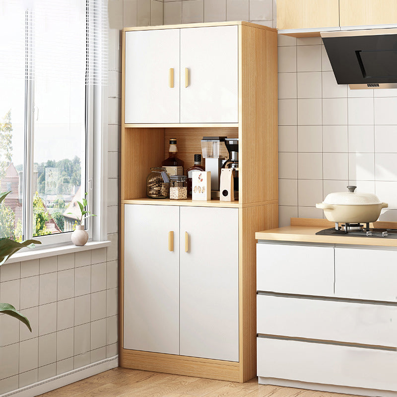 Mesa de acabado antiguo mesa de comedor de madera diseñada con almacenamiento abierto