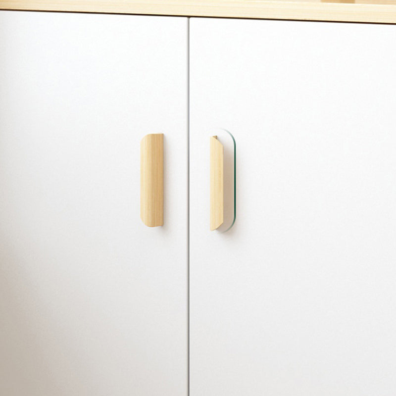 Mesa de acabado antiguo mesa de comedor de madera diseñada con almacenamiento abierto