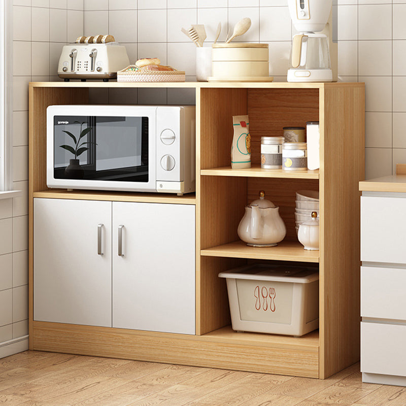 Mesa de acabado antiguo mesa de comedor de madera diseñada con almacenamiento abierto