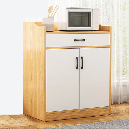 Moderno tavolo da pranzo con finitura antica in legno ingegnerizzato con deposito aperto