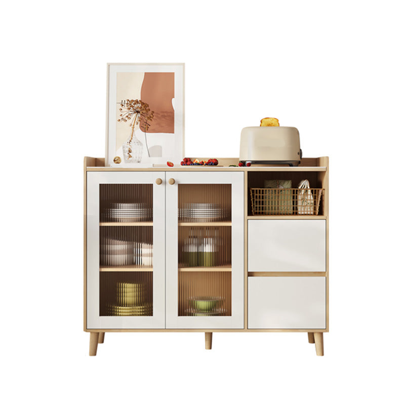 Stellatura in legno ingegnerizzato in ingegneri di credenza in stile moderno per cucina