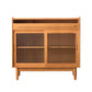 Wooden Home Sideboard Modern Minimalist Rectangular Side Board with Door