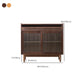 Wooden Home Sideboard Modern Minimalist Rectangular Side Board with Door