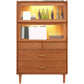 Wooden Storage Sideboard Home Modern Side Board with Drawers With Light Clearhalo 'buffet_sideboard' 'Buffets & Sideboards' 'furn' 'furn_buffet_sideboard' 'Furniture' 'Kitchen & Dining Furniture' 6231305