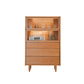 49.5"H Home Sideboard Modern Storage Sideboard with Glass Doors