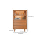 49.5"H Home Sideboard Modern Storage Sideboard with Glass Doors