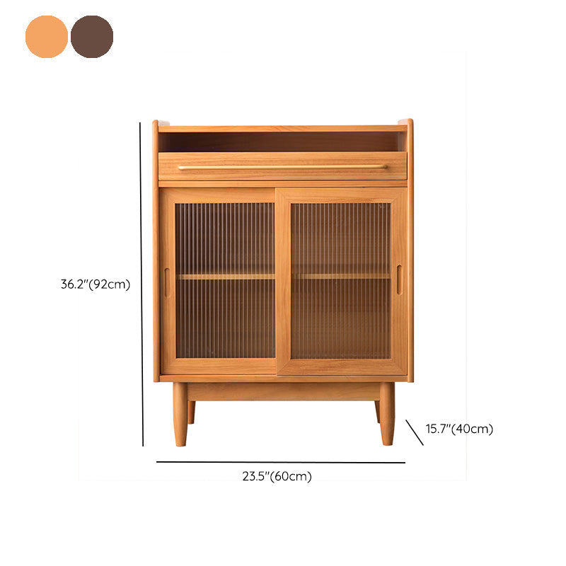 Scheda laterale in legno con porta della porta moderna minimalista moderna