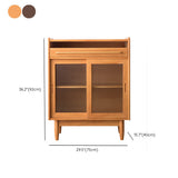 Scheda laterale in legno con porta della porta moderna minimalista moderna