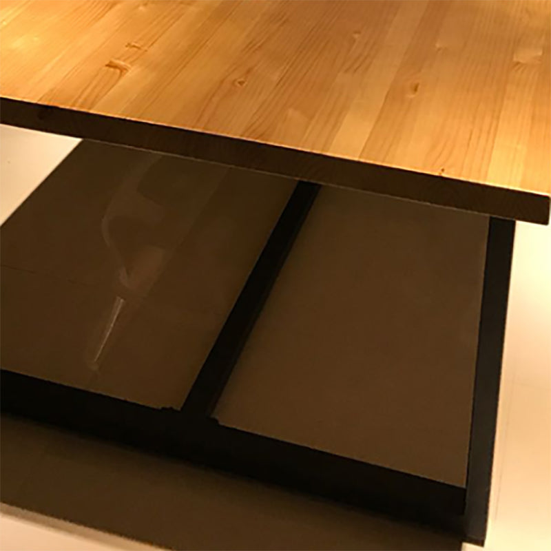 Solid Wood Industrial Rectangular Writing Desk Meeting Desk for Office Clearhalo 'furn' 'furn_office_desk' 'Furniture' 'Office Desks' 'Office Furniture' 'office_desk' 6231472