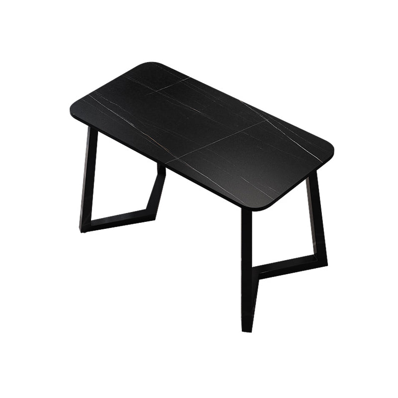 Scrivania rettangolare da ufficio in stile industriale scrivania da ufficio con gambe metalliche