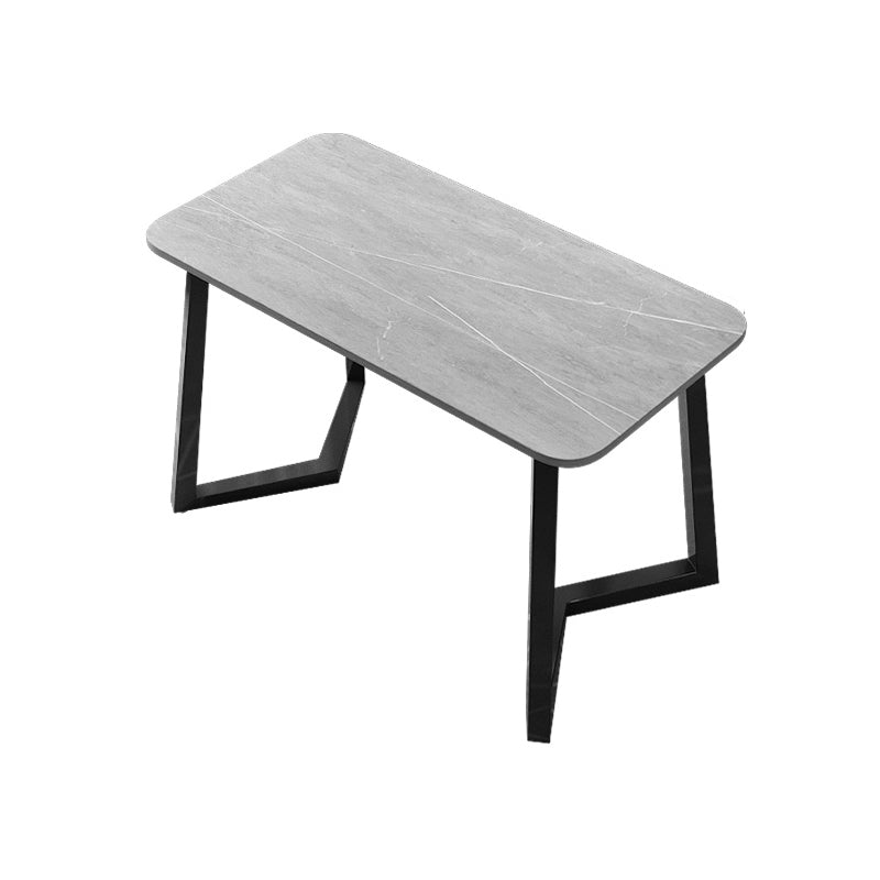 Scrivania rettangolare da ufficio in stile industriale scrivania da ufficio con gambe metalliche