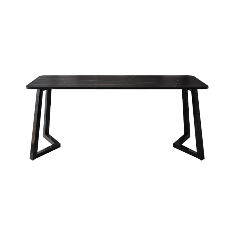 Scrivania rettangolare da ufficio in stile industriale scrivania da ufficio con gambe metalliche