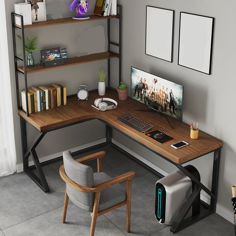 Bureau de bureau simple moderne en L Bureau d'écriture en forme en L pour le salon et le bureau