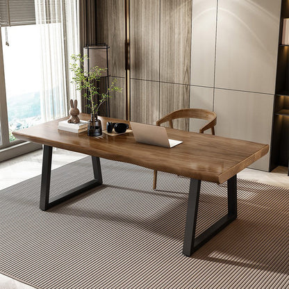 Table de travail de bureau gratuit Tableau d'écriture en bois massif moderne