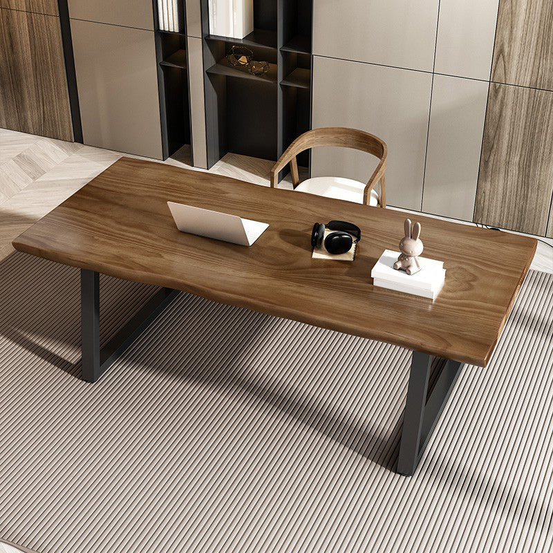 Table de travail de bureau gratuit Tableau d'écriture en bois massif moderne