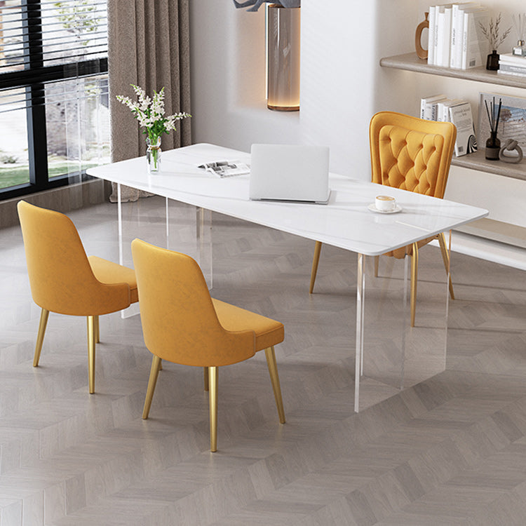 Table de travail de bureau du rectangle moderne