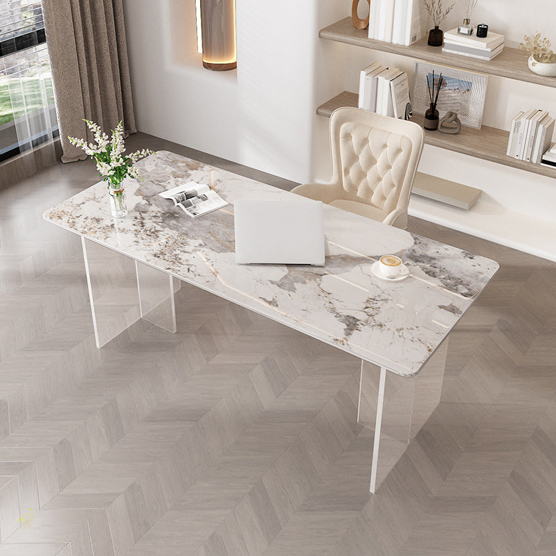 Table de travail de bureau du rectangle moderne